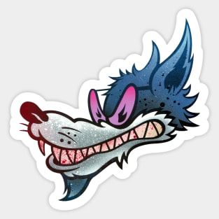 Cool Wolf Sticker